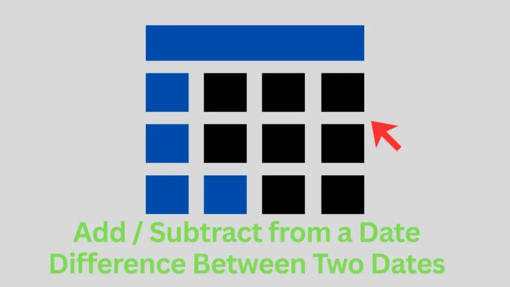 Date calculator: Add or subtract from a date or find the exact difference between two dates
